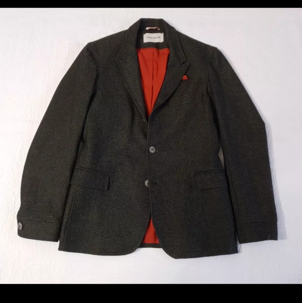 Oliver Spencer Loden Green Dark Blazer Sport Coat Size 40